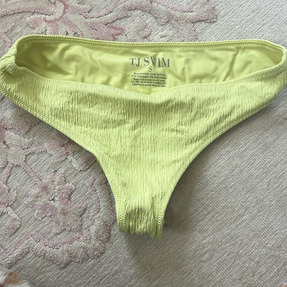 Bikini bottom, brand new never worn, honey dew green, size small